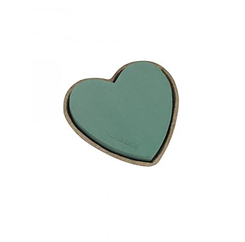 Flowerbox Oasis Steckschaum BIOLIT Herzen 25,5cm Steckmasse Steckschwamm - 4 Stück