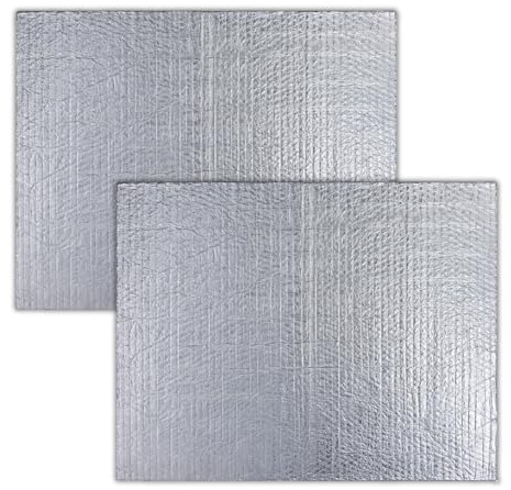 Placa aislante delgada para aislamiento térmico de 60 x 60 cm - Reflector de calor x2