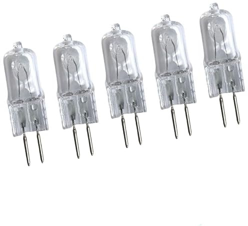 UGEFKMQ Lampe Halogène G5.3 Ampoule Halogène G5.3, Variable, Blanc Chaud, 220V, 20W, 50W, 100W, 200W, Ampoules Halogènes G5.3,50W,10 Pièces