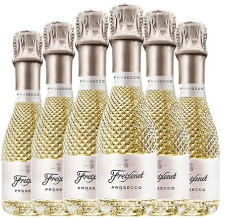 CavaFreixenetCava Glera Seco Prosecco Botellín 20 cl Espumoso blanco (Caja de 6 Botellín de 20 cl)