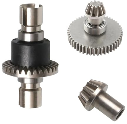 XBERSTAR differentiell vinkelväxel set metall stål sporre växel för Hyper GO 1/14/1/16 H16H H16E H16P RC differentialaxel reservdelar