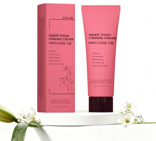 ZZILME Inner Thigh Firming Cream - Remove Cellulite, Lift the Loose Skin for Legs, Help Tighten the Appearance Of Saggy Body Korean Skincare 4.23 Fl Oz