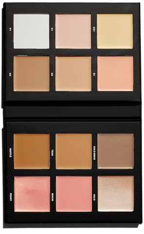BEAUTY BAY Make Face Multi-Use Complexion Palette (Fair - Medium), Vegan & Cruelty-Free, Cream & Powder Formula, 11 Creams & 1 Powder, Concealing & Correcting