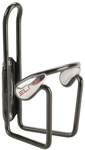 Elite CIUSSI Gel Flaschenhalter Schwarz – Gel-Einsätze, Stabiler Halt, Universal für Trinkflaschen