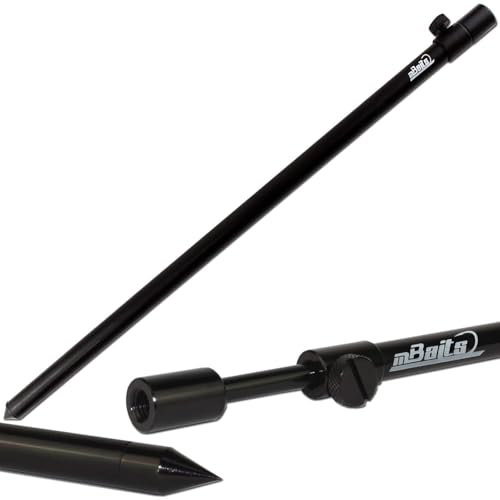 Angel-Berger Magic Baits Black Bankstick Rutenhalter Verschiedene Längen Aluminium (50-85cm)