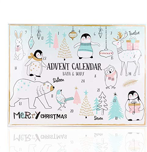 Accentra Adventskalender Happy Holidays Für Mädchen Mit 24 Bade-, Körperpflege Und Accessoires Produkten Für Eine Abwechslungsreiche Und Verwöhnende Adventszeit
