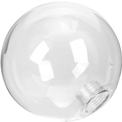 DOITOOL Paralume Vetro Trasparente G9 Lampada Copertura Globo Rotondo 4.7 Pollici Per Lampadario Sospensione E Illuminazione Interna Casa