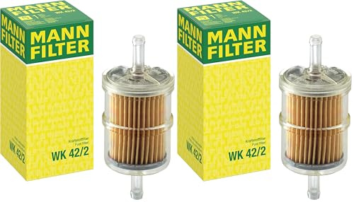 MANN-FILTER WK 42/2 Filtre à carburant - VÉHICULE DE TOURISME + UTILITAIRES (Lot de 2)