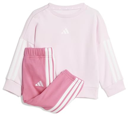 adidas Mixte bébé ESSENTIALS JOGGER, Clear Pink/White/White, 2-3 Years