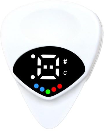 E-Gitarren-Plektren – 2-in-1 Gitarrenplektren mit integrierten akustischen Stimmgeräten, für Anfänger, Lehrmittel für elektrische und akustische Gitarren