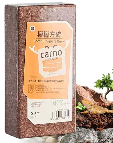 Zuasdvnk Briques Coco Coir - Briques Coco Coir - Substrat d'aquarium - Pour lit de serpent, sol - Accessoire blindé pour reptiles - Aménagement paysager - Paillis pour geckos, tortues, grenouilles