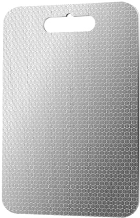 Tabla De Cortar De Acero Inoxidable | Alfombrilla De Doble Cara Más Gruesa | Tabla Para Cortar De Metal - Para La Cocina, El Hogar, La Carne, Los Alimentos, La Repostería, El Cocinar Y