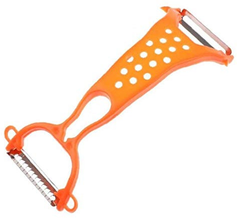 Plastique à double tête Fruit Eplucheur Julienne Peeler Cutter de pommes de terre carottes râpe raboter cuisine Gadgets outil