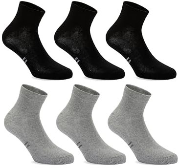 Lancetti SuperSneaker 6 paires de chaussures en pur coton doux modèle quarter hauteur cheville - - 35-38