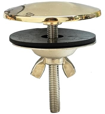 2 Inch Kitchen Sink Hole Cover,Gold Stainless Steel Faucet Hole Cover,Kitchen Sink Tap Hole Plate Stopper Cover Blanking Metal Plug
