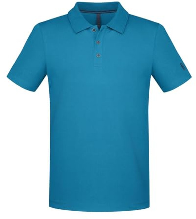 Audi collection Audi Poloshirt Herren türkis Audi Ringe Logo in 3D-Print Casual Look (DE/NL/SE/PL, Alphanumerisch, L, Regular, Regular, 1, Türkis)