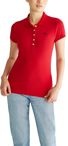 Aero Solid A87 Polo, True Red, M