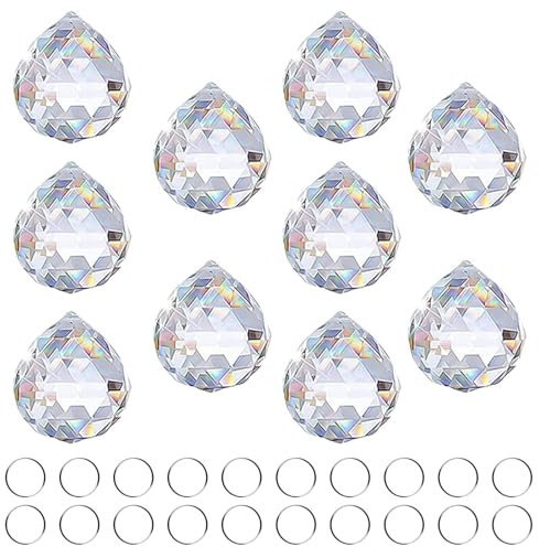 Ceeyoll 16 Pezzi Acchiappa-Sole in Cristallo Da Appendere Per La Decorazione Del Giardino Domestico