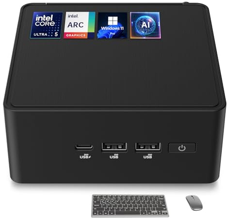 ASUS NUC 14 Pro Mini Desktop PC, Intel Ultra 5 125H (14C/18T, Up to 4.5GHz), 32GB DDR5 RAM, 1TB PCIe SSD, Micro PC Win 11 Pro, Intel Arc GPU, Thunderbolt 4, WiFi 6E, BT 5.3, 8K HDR Display, VESA Mount