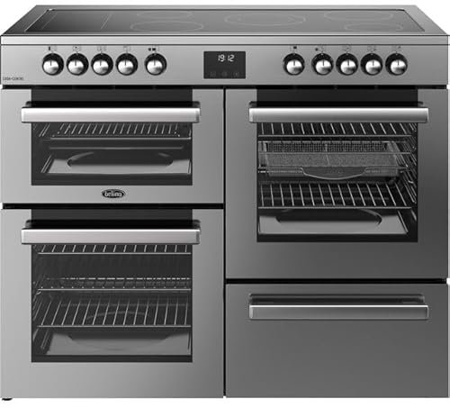 Belling Cookcentre 110E 110cm Electric Range Cooker with Ceramic Hob - Stainless Steel - A/A Rated