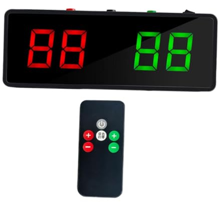Harilla Electronic Billiards Scoreboard Digital Scoreboard Versatile 10.2x3.7x1.2inch Sturdy for Table Tennis Score Keeper Portable