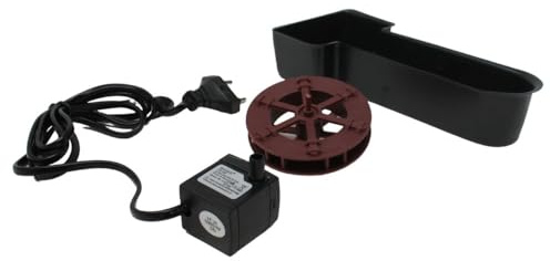 Moranduzzo Kit per Mulino ad Acqua con Vasca, Pompa, Tubo e Ruota – Accessorio Artigianale per Presepe Fai da te – Made in Italy