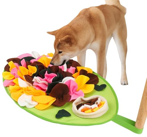 Tappetino Annusare per Cani - Giochino Interattivo Divertente Per Cuccioli Alimentazione Lenta | Tappeto Per Cani Ricerca Cibo Mangiare Lento | Per Razze Piccole Medie Grandi Interno