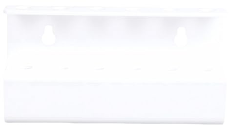 Fauitay Soporte para Dardos Acrílico, Soporte de Pared para 6 Dardos con Acabado Mate, Mantiene los Organizados y Protegidos para la Decoración del Hogar de la Sala de Jueg (Blanca)