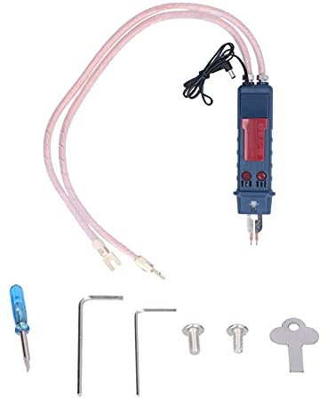 Domary Allt-i-ett Punktsvetspenna Snabb Värmeavledning och Noggrannhet för Hobbyister Plast- och Kopparlödpenna 1 Enhet (73B lödpenna (25 kvadratisk koppartråd)