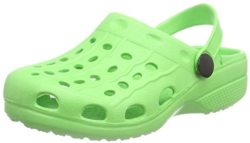 Playshoes Mixte Enfant Sabots en Eva Bottes de Pluie, Vert, 38/39 EU