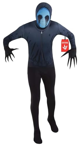 Morphsuits Official Eyeless Jack Urban Legends Kids Halloween Fancy Dress Costume - Large (Age 10-12)