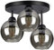 FKL DESIGN Home Deco Deckenlampe Pendellampe Hängelampe Wandlampe Tischlampe Leuchte Pendelleuchte Kugel Schwarz Grau Weiß Lampe aus Serie N100 verschiedene Varianten (EP3)