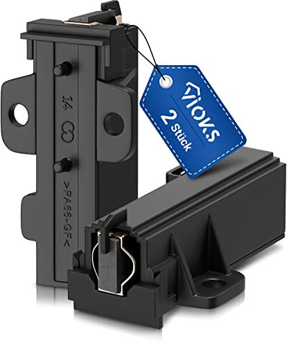 VIOKS 2x Set Motor Kohlebürsten für Waschmaschine Ersatz für 400602015/2 AEG 4,8mm AMP Ersatz Kohlebürsten Waschmaschine Zubehör Electrolux Whirlpool Bauknecht 481281719419 Motorkohlen für SOLE Motor