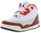 Nike 3 Retro Se TD, Zapatillas Unisex niños, White Black Mars Stone Team Orange, 23.5 EU
