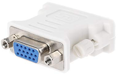 LIGSLN Adaptateur convertisseur DVI-D mâle vers VGA femelle VGA vers DVI pratique