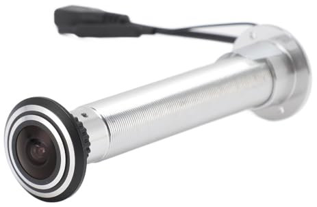 Caméra Judas de Porte, Caméra Judas pour Porte D'appartement, Détection de Mouvement Bidirectionnelle 5G Double Bande WiFi APP Contrôle 2MP Objectif 1,6 Mm Caméra Judas de Porte