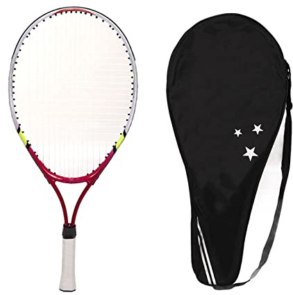LOCADENCE Raquette de Tennis 23 Pouces, Petite Poignée Confortable, Cadre en Alliage d'Aluminium Léger, Ensemble de Raquettes de Tennis avec Sac de Rangement pour L'Entraînement