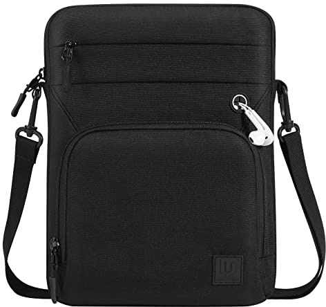 Dadanism 13 Pollici Custodia Borsa per Tablet con Tracolla per iPad Pro 13 M5/M4, iPad Air 13 M4/M3, MacBook Neo 13 2026, MacBook Air 13 M5/M4, Galaxy Tab S10 FE Plus 13,1/Tab S10+ 12,4, Nero
