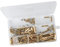 JEWEDECO Nut Motherboard Standoff High Hardness Screws Plugs Hex Plate Socket Bolt Standoff Screws Kit Brackets Brass Standoff Brass Column Copper Golden