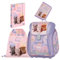 OXY BAG PREMIUM LIGHT Schulset 4 set für 1.-3. Klasse | Ergonomischer Schulrucksack, Sportbeutel, A4 Box & Federmappe | Leicht & Sicher mit Reflektoren | Perfekt Organisiert für Schulkinder