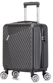 45x36x20 EasyJet Cabin Bag Cabin Suitcase Carry on Hard Shell Hand Case Approved for Ryanair EasyJet 2 + Many More Fits 8kg - 12kg 30 Litre Capacity + 3 Digit Lock + Telescopic Handle Cabin Luggage