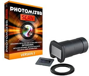 Somikon Dia Duplikator: DSLR-Objektiv-Aufsatz zum Digitalisieren von Dias/Negativen (Dias Abfotografieren Aufsatz, Diakopierer, Digitalisierung)