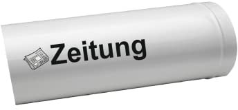 Generic Zeitung Aufkleber mit Zeitungssymbol, Schwarz, Vinyl, Matt, Vintage, Aufkleber, 19 x 4 cm, für Glas, Holz, Keramik, Metall, Wand, Indoor/Outdoor, wetterfest, 1 Stück