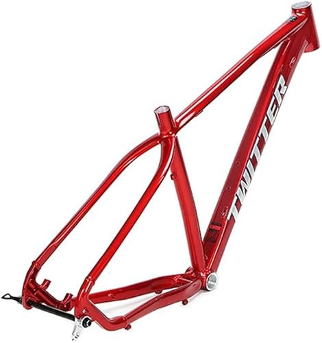 Telaio per Mountain Bike in Lega di Alluminio 27.5 / 29er XC Hardtail MTB Telaio 15 '' / 17 '' / 19 '' Telaio per Bicicletta con Freno A Disco Thru Axle Boost 12 * 148mm Passagg, Red 27.5 * 19''