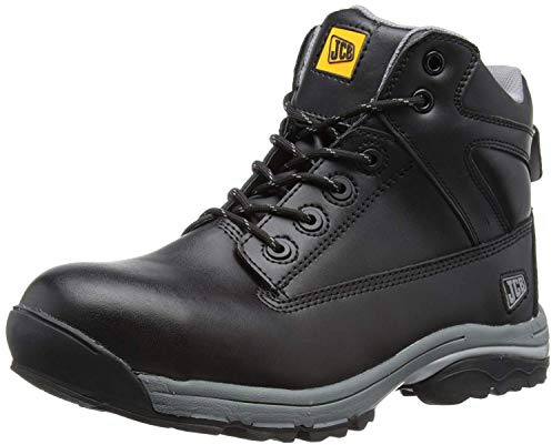 JCB Mens Workmax B Safety Boots Grey/Black 9 UK, 43 EU