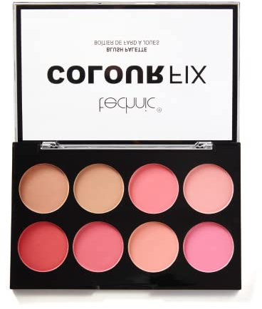 Technic Colour Fix Blush Palette, 3.5 g, Pack of 8