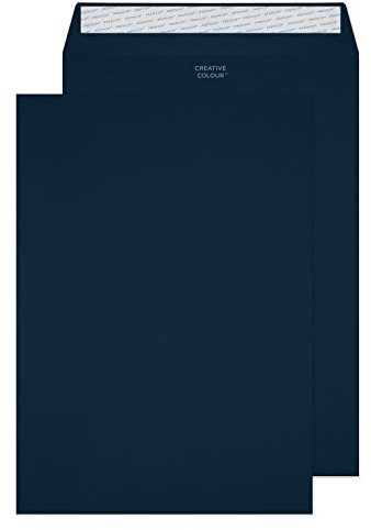 Blake Creative Colour 63420P Farbige Briefumschläge Haftklebung Oxford Blau C4 229 x 324 mm 120 g/m² | 10 Stück