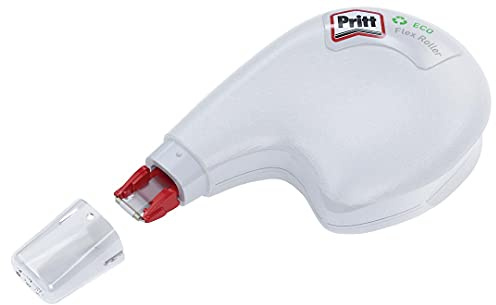 Pritt korrigeringsrulle ECO Flex Sideway, ergonomisk design för sidotillämpning, bredd 4,2 mm, längd 10 m, flexibel spets, 9H PRKEK