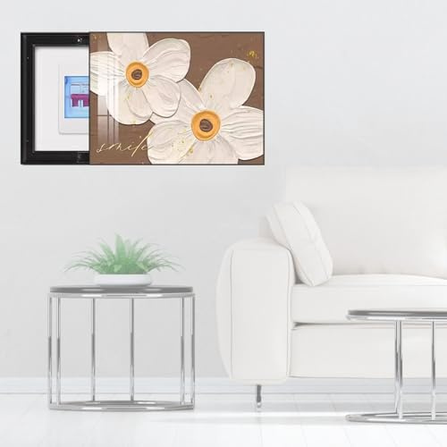 Living Room Electric Meter Cover Box, Simple Vertical Electrical Panel Cover Decorative Painting, Hanging Distribution Box Decoration for Bedroom Kitchen Office Hotel ( Color : Style4 , Size : 50x40cm