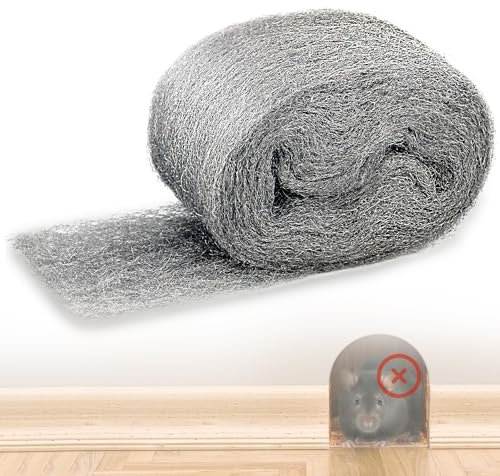 Qiang Ni Steel Wool #0000: Bronze Steel Wire Wool Pads for Mice Control - Protection for House Garage Garden Holes Walls Fill - Urban Apartment Homeowners